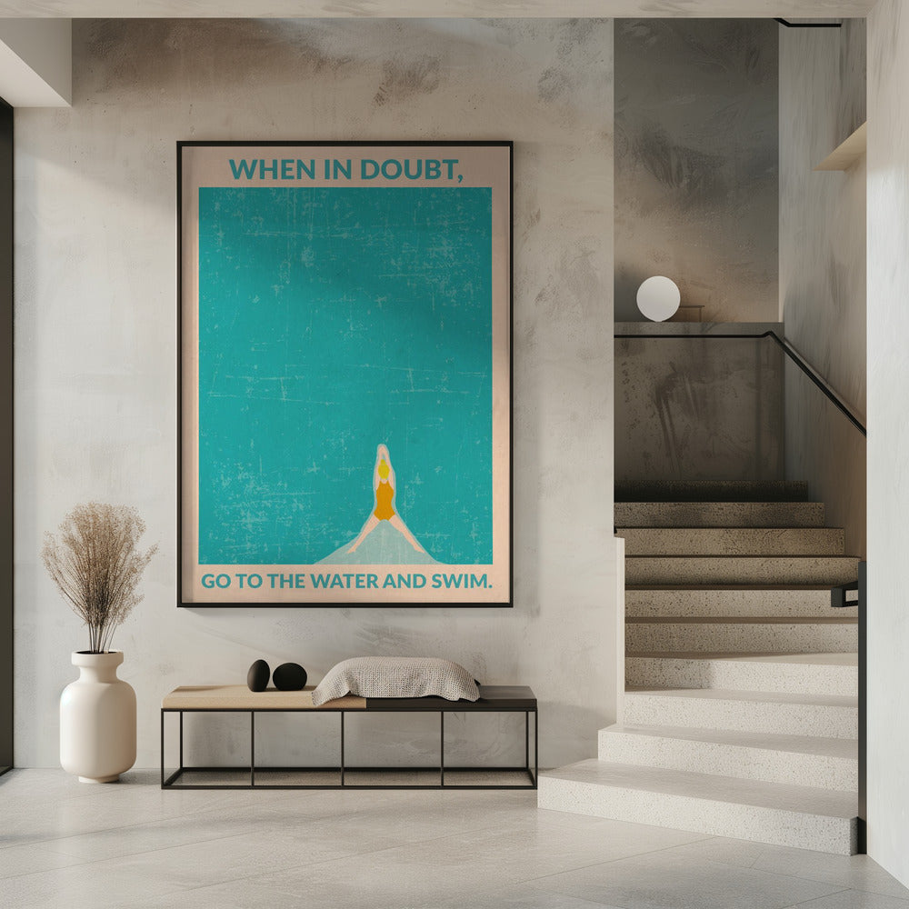 Offenes Wasser (blond) | Poster