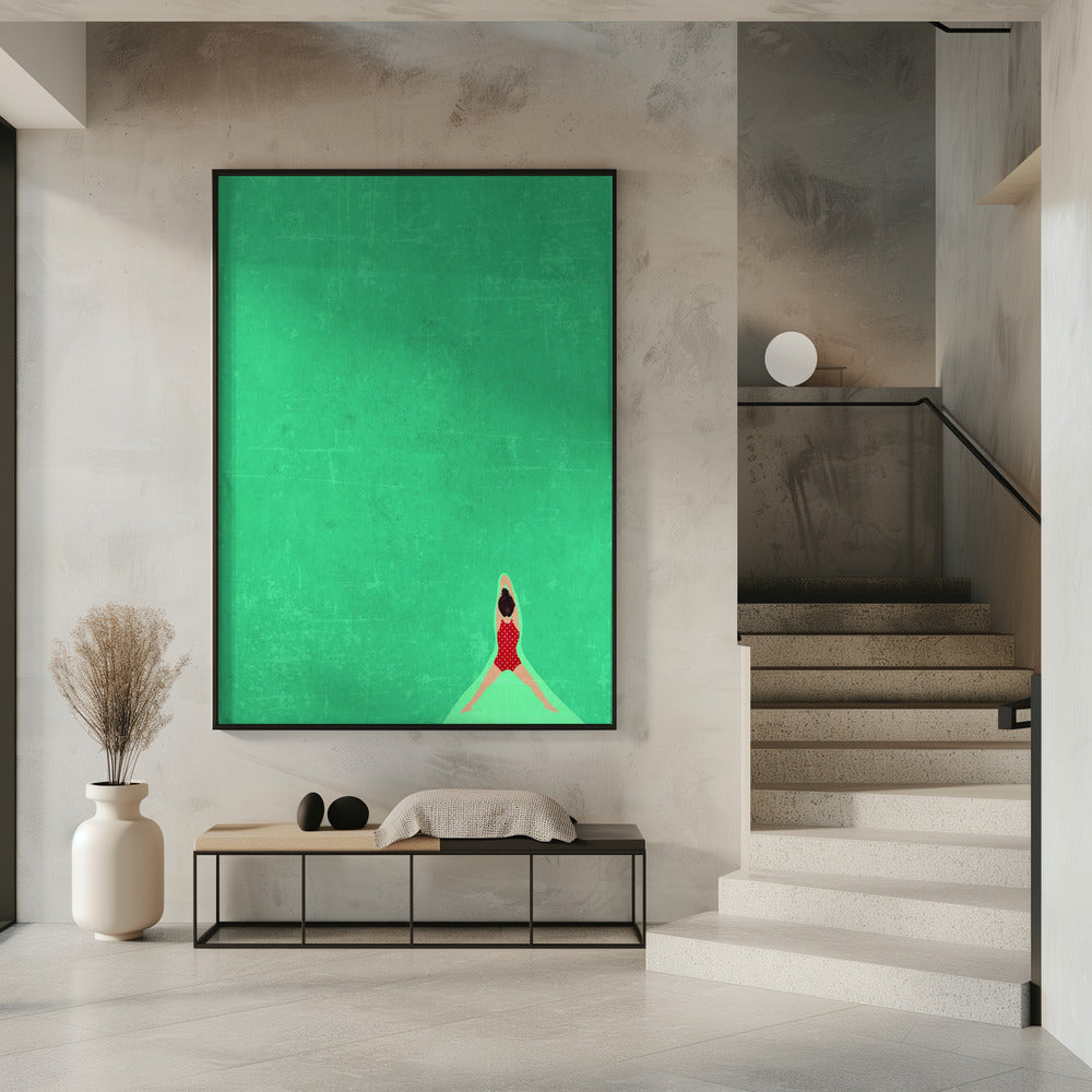 Offenes Wasser (brünett) | Poster
