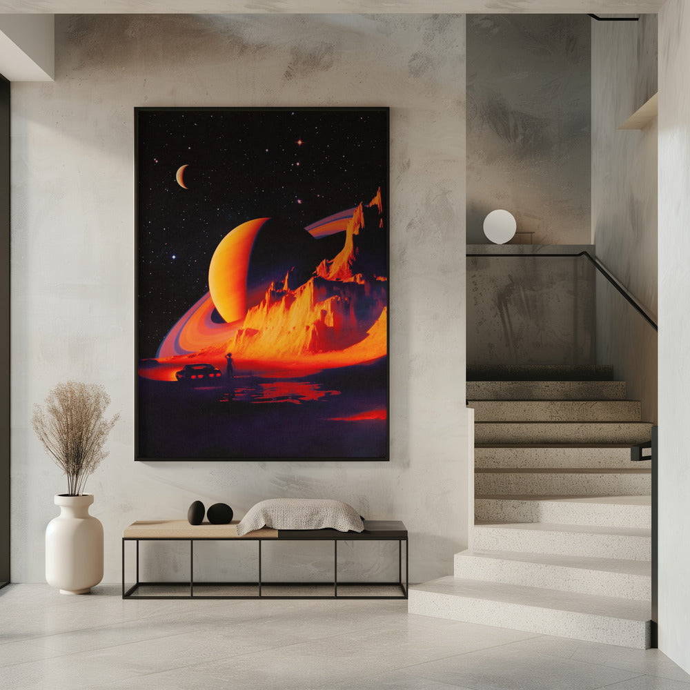Außerirdische Landschaft | Poster