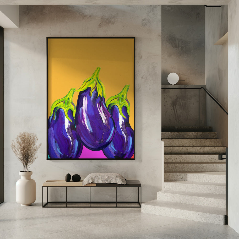 Groovy Auberginen | Poster