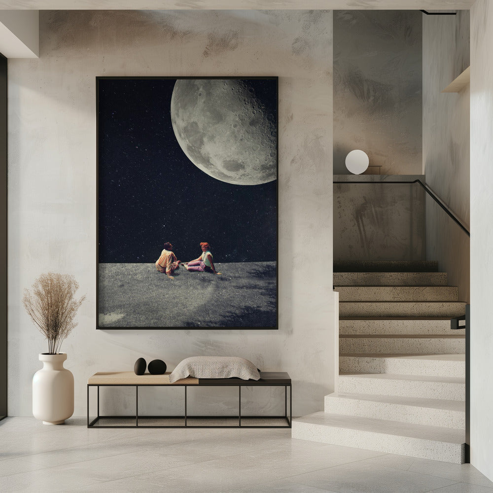 Ich habe dir den Mond für ein Lächeln geschenkt | Poster