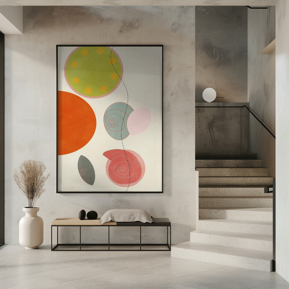 Freundliche Farben Hilma 1 | Poster