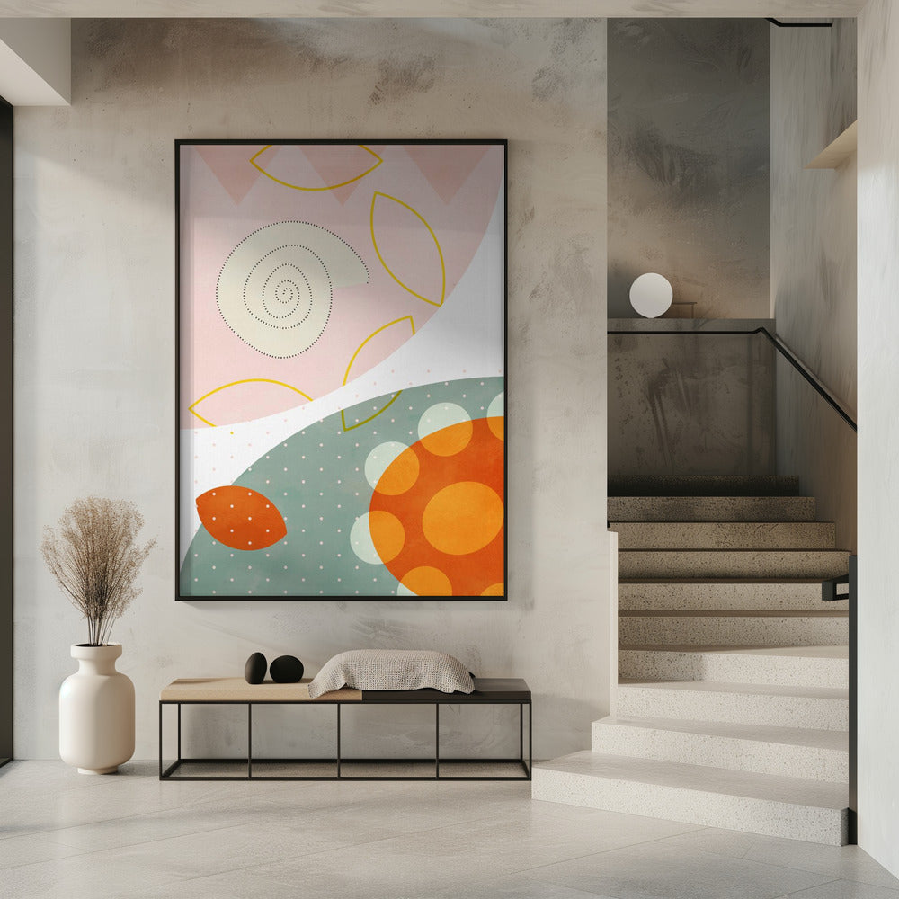 Freundliche Farben Hilma 4 | Poster