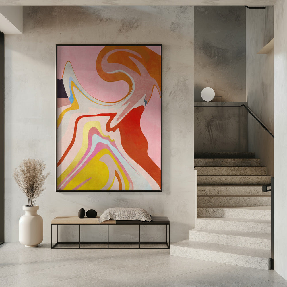 Organic Bauhaus Waved2 | Poster