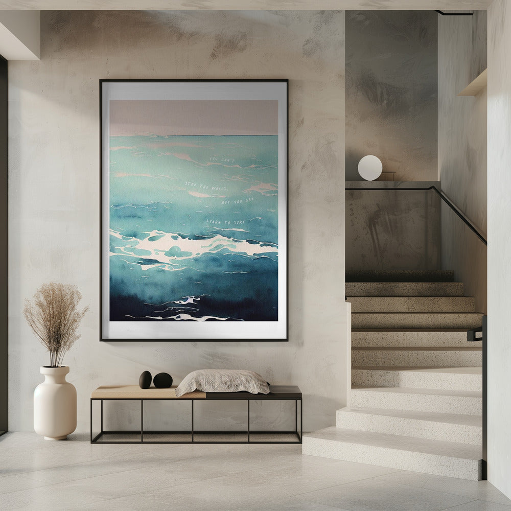 Surfen lernen | Poster