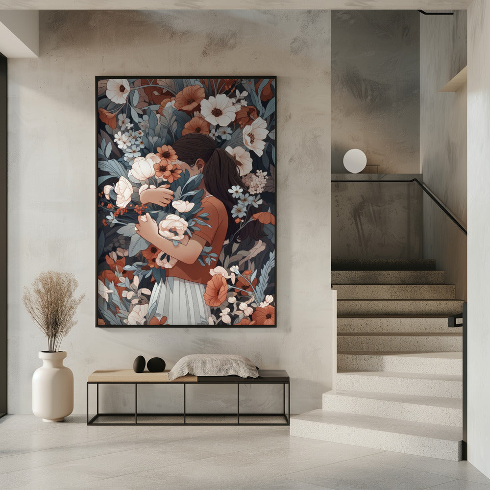 Florale Umarmung | Poster