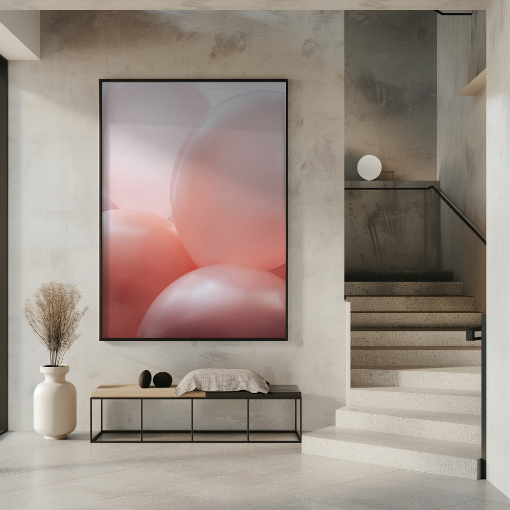 Soft Pink Balloons | Poster