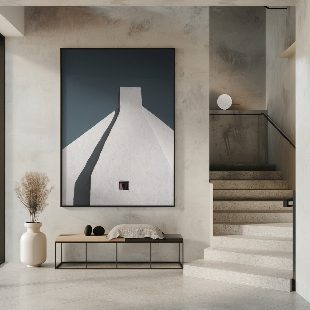 Weiße Geometrie | Poster