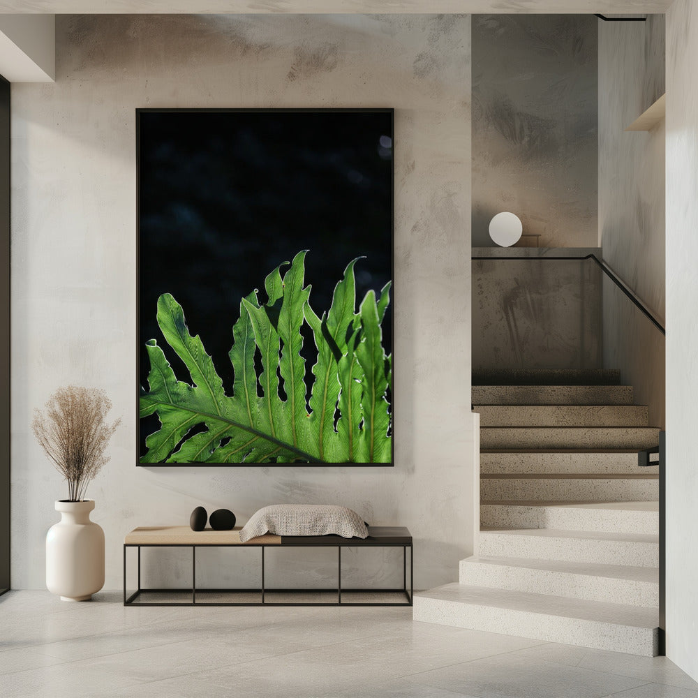 Smaragdgrünes Strahlen | Poster