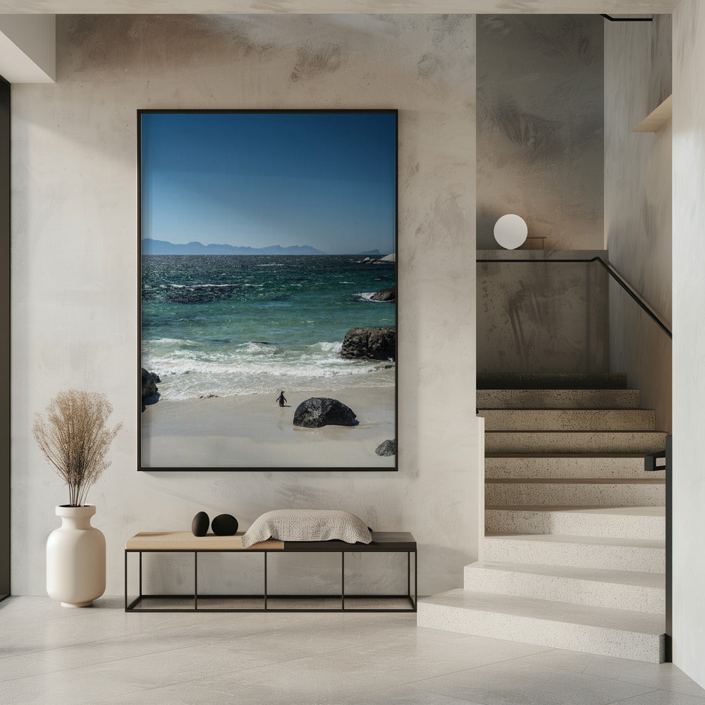 Pinguin-Strandspaziergang | Poster