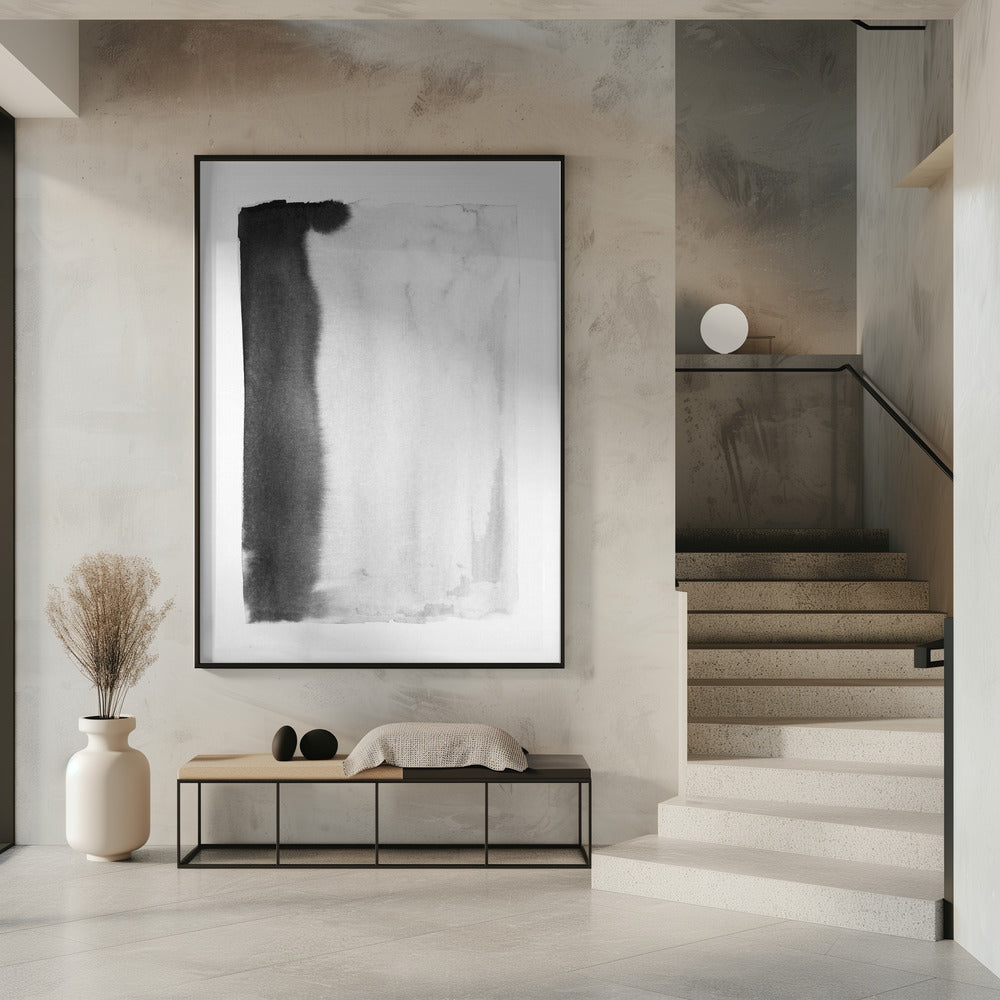 Monochromer Fluss | Poster