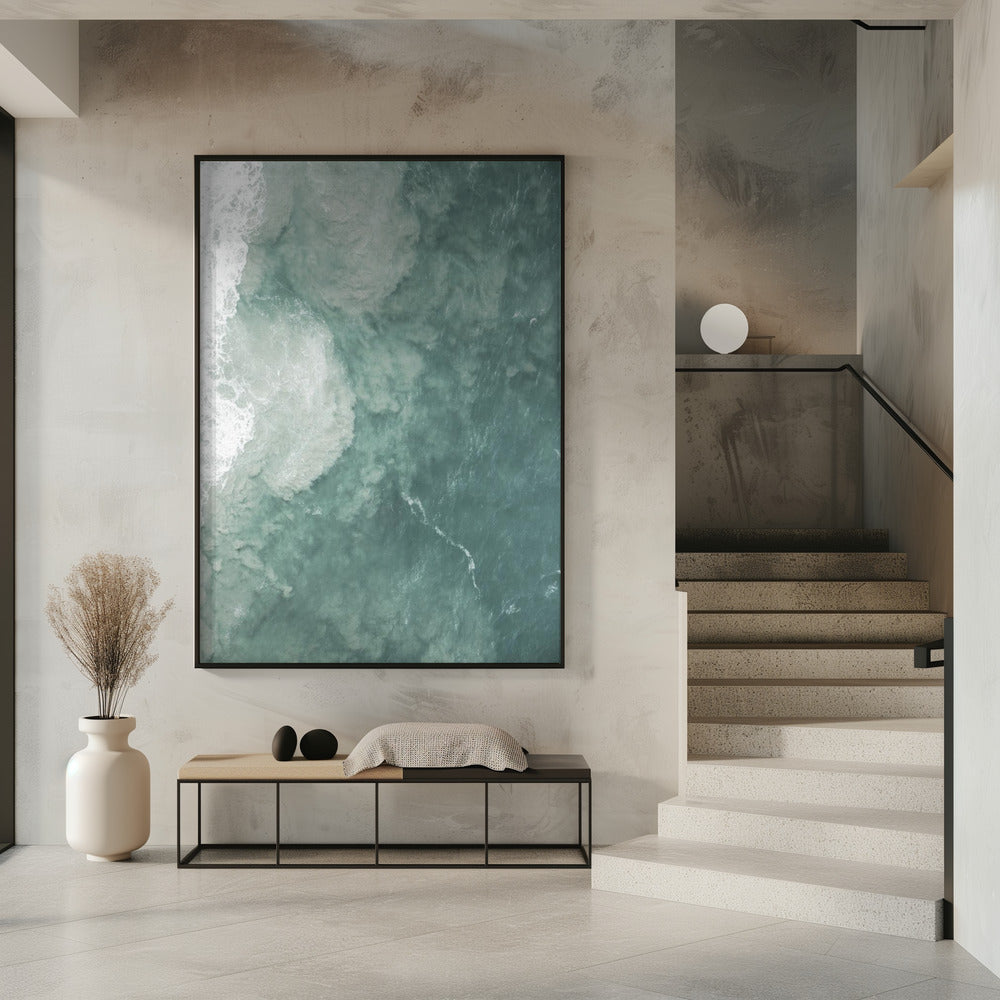 Ocean's Gentle Swirl | Poster