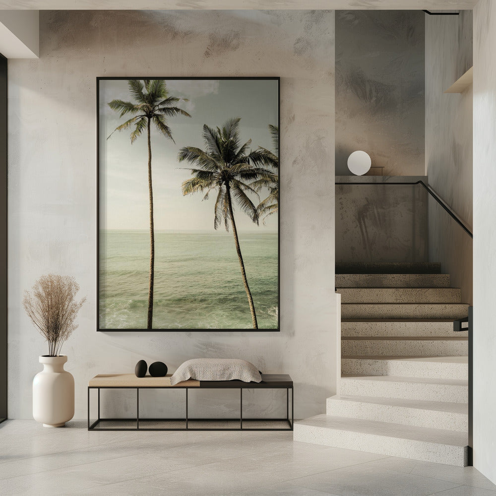 Palmen am Meer | Poster