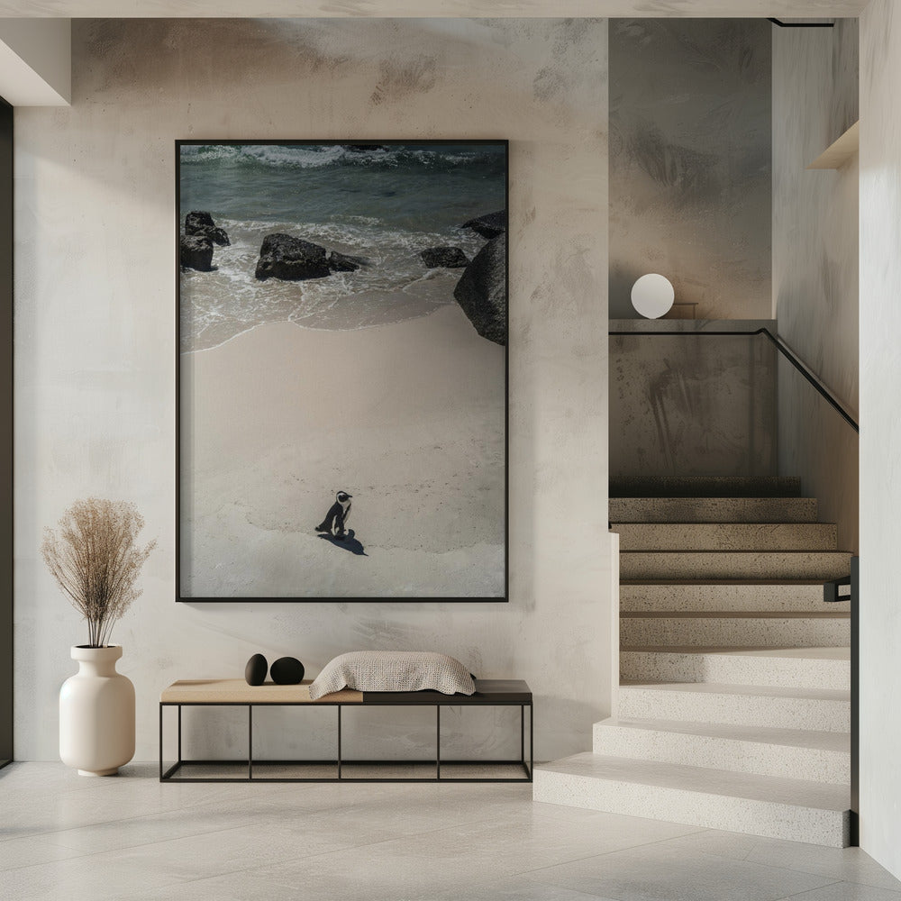 Lonely Beach Stroll | Poster