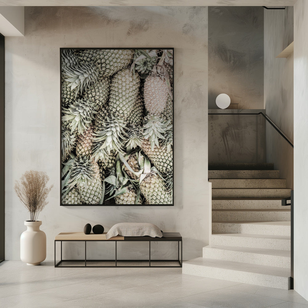 Display Of Pineapples | Poster
