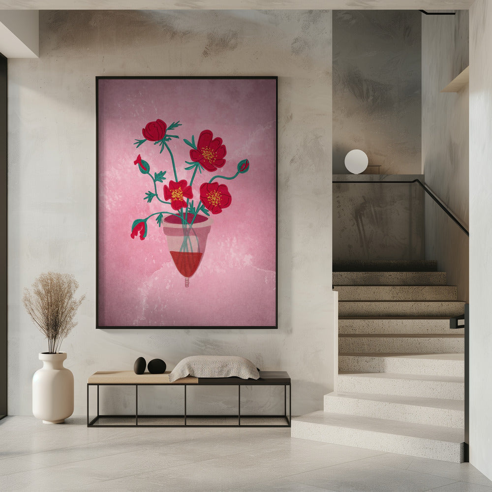 Tasse Blumen | Poster