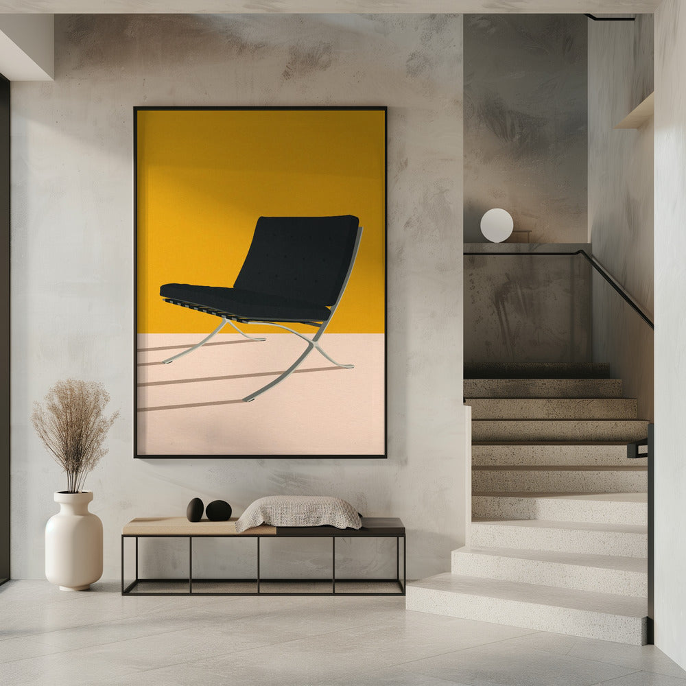 Barcelona Stuhl von Mies Van Der Rohe | Poster