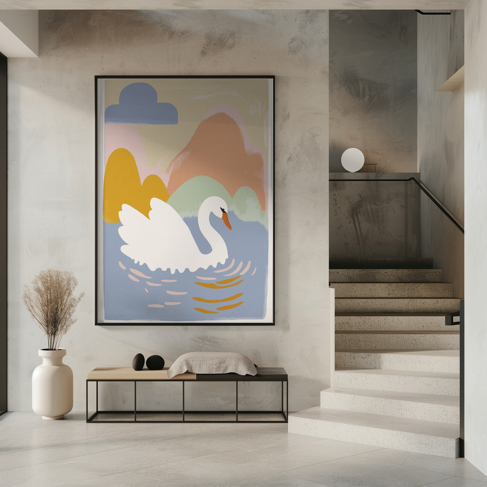 Schwanentraumlandschaft | Poster