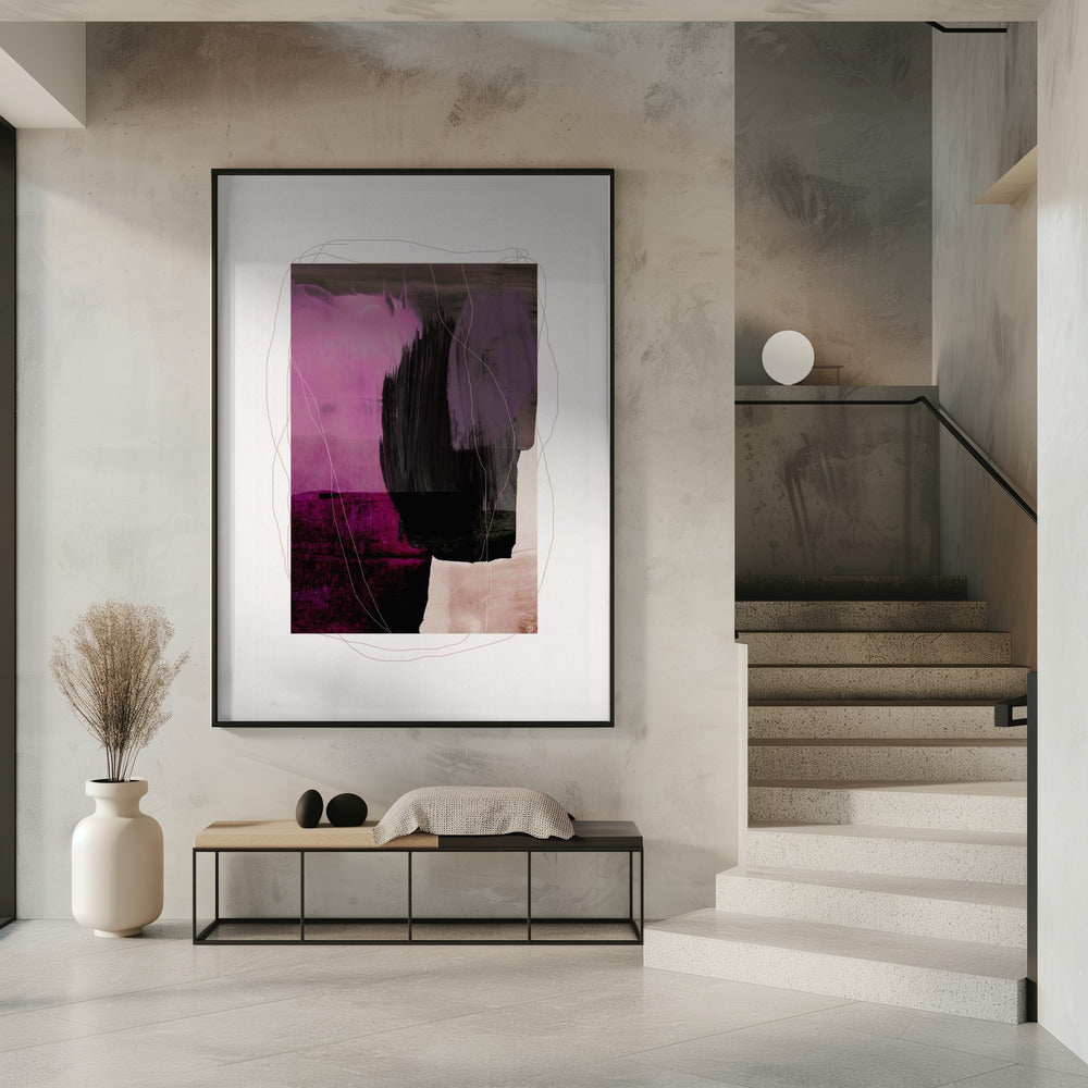 Abstract Brush Strokes 77 | Poster
