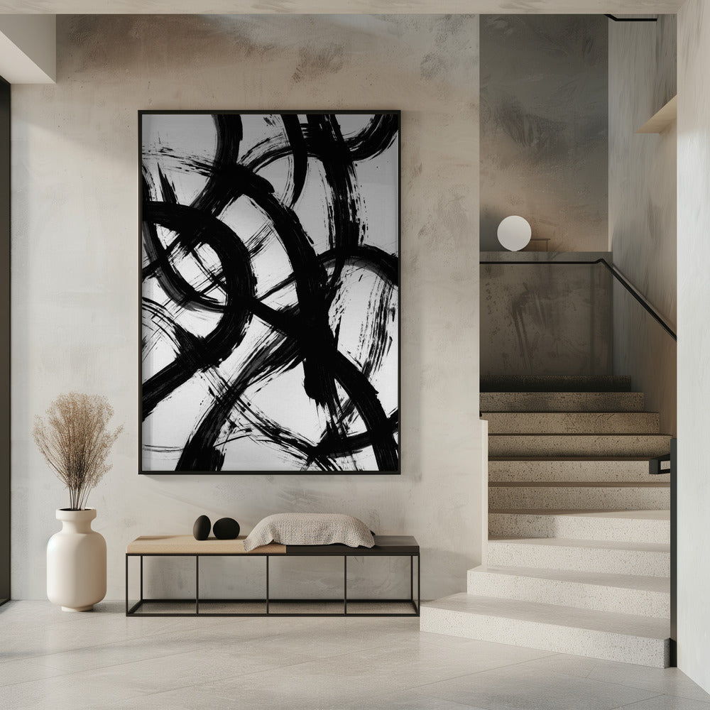 Abstrakte Pinselstriche 98X | Poster