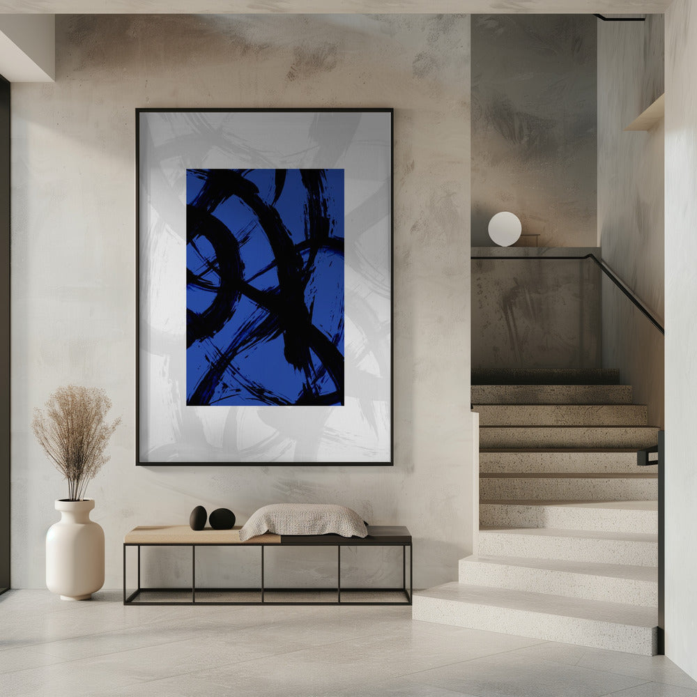 Abstract Brush Strokes 98Y | Poster