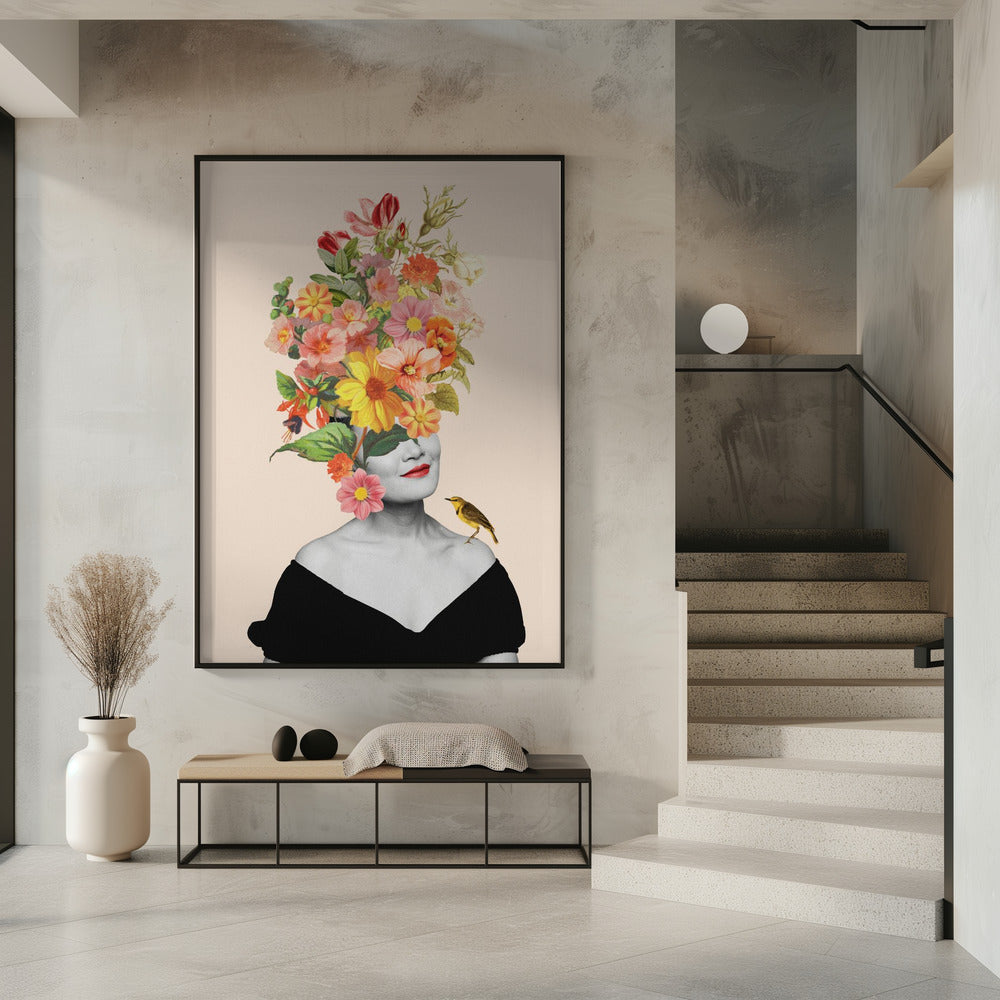 Blühende Frau | Poster
