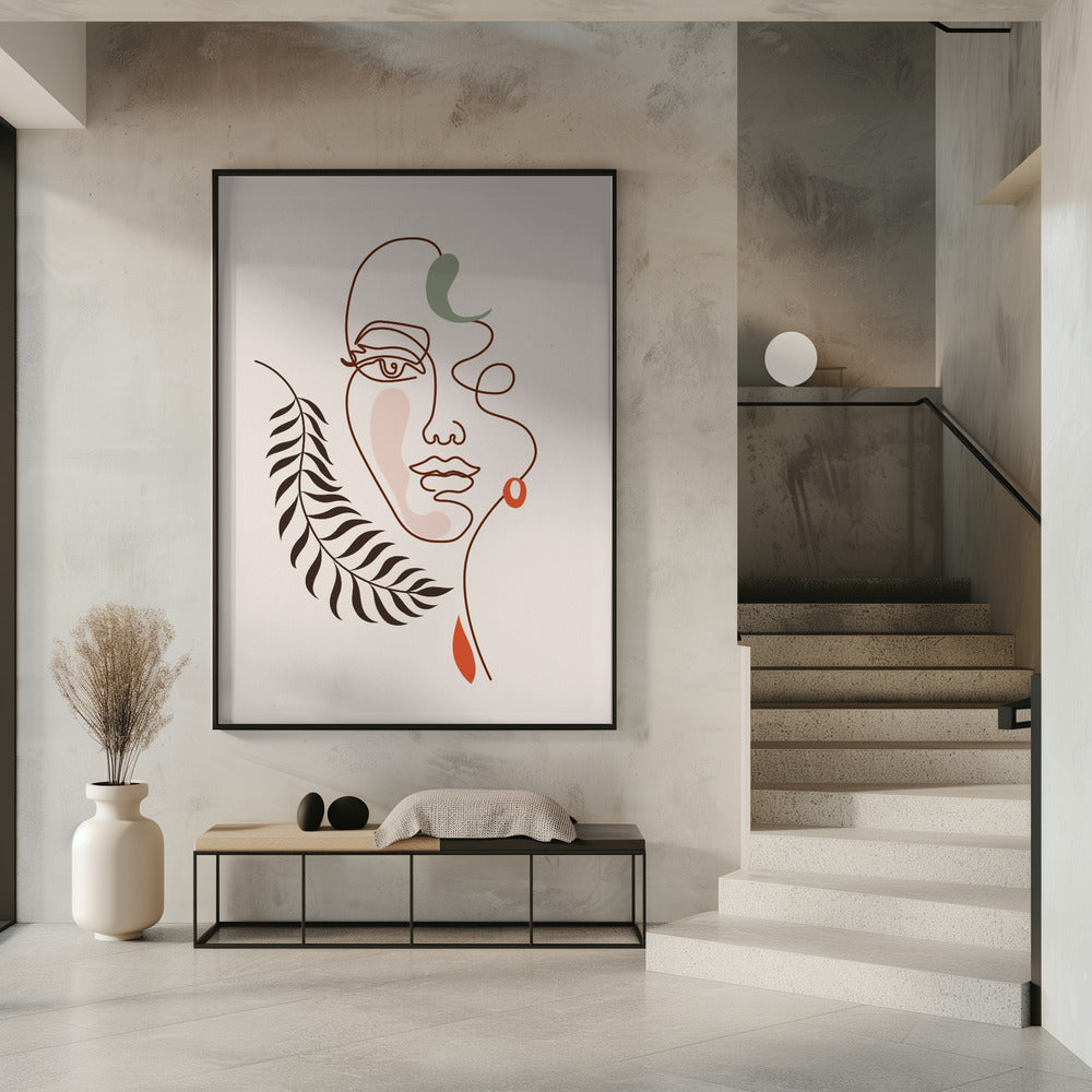 Blattige Eleganz | Poster