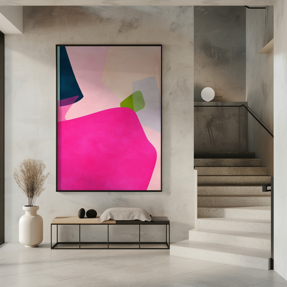 Rosa Pastellform | Poster