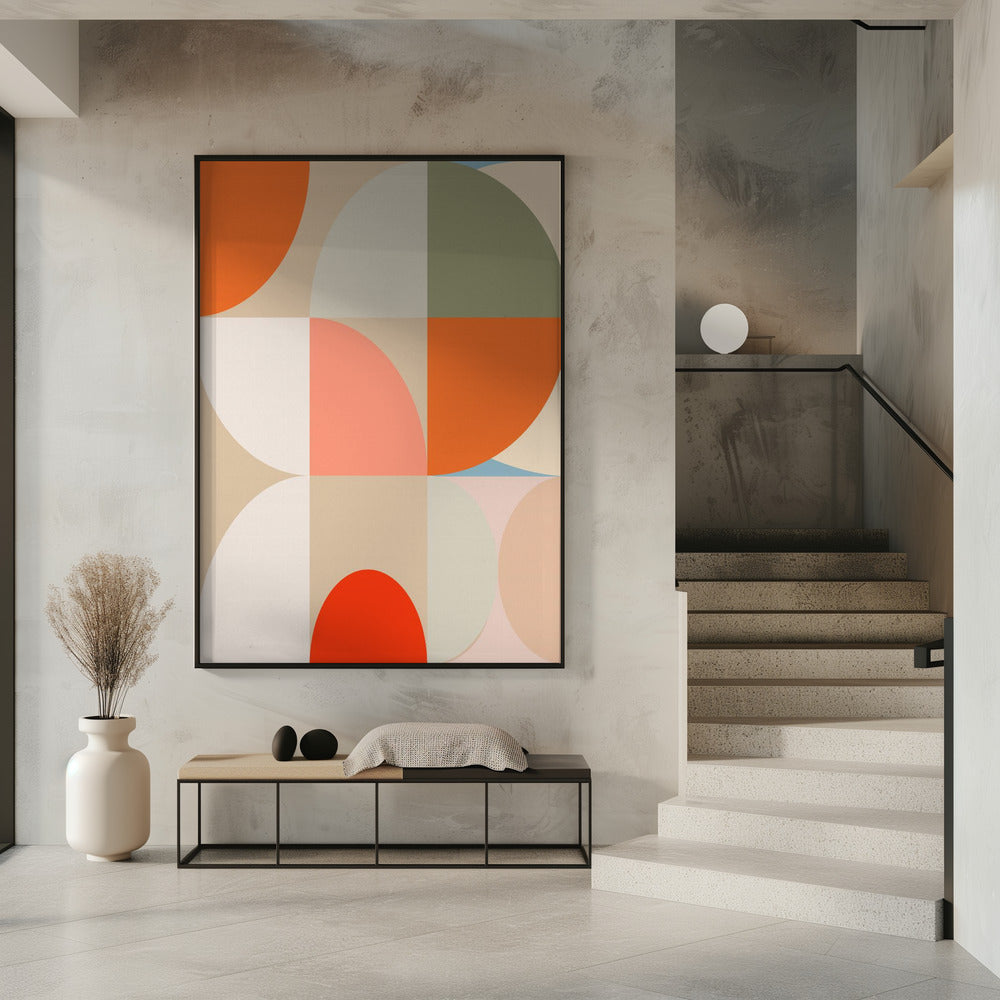 Mid Century Pastel 12 | Poster