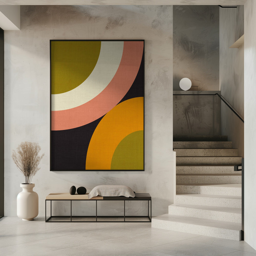 Geo Shapes Fall 21 Rounded | Poster
