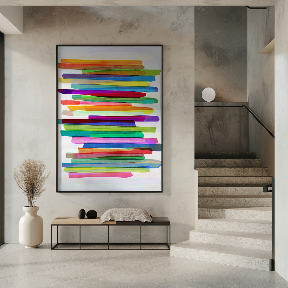 Bunte Streifen 1 | Poster