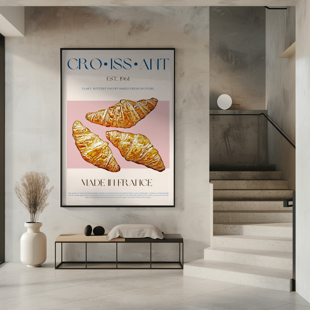 Blätterteigiges französisches Vergnügen | Poster