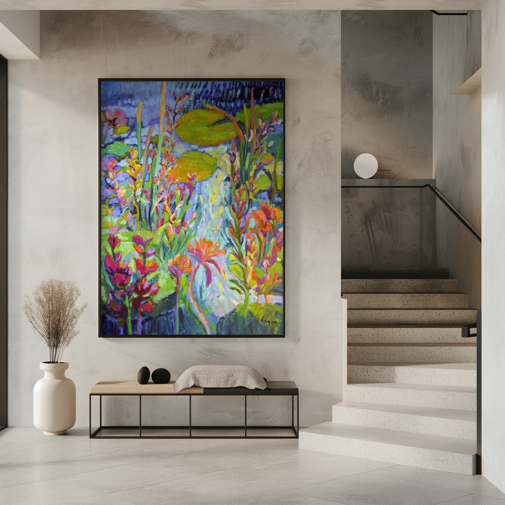 Lebendiger Gartenweg | Poster