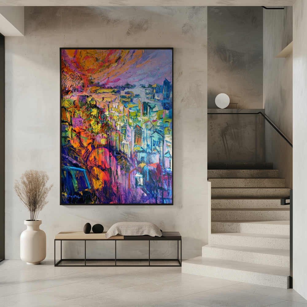 Lebendiges Stadtbild | Poster