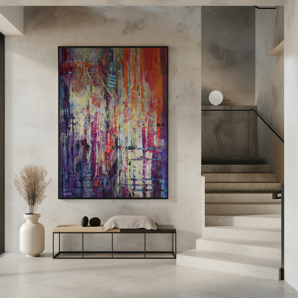 Graceful Echoes of Vibrance | Poster