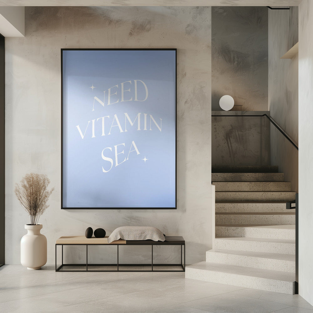 Brauche Vitamin Meer | Poster