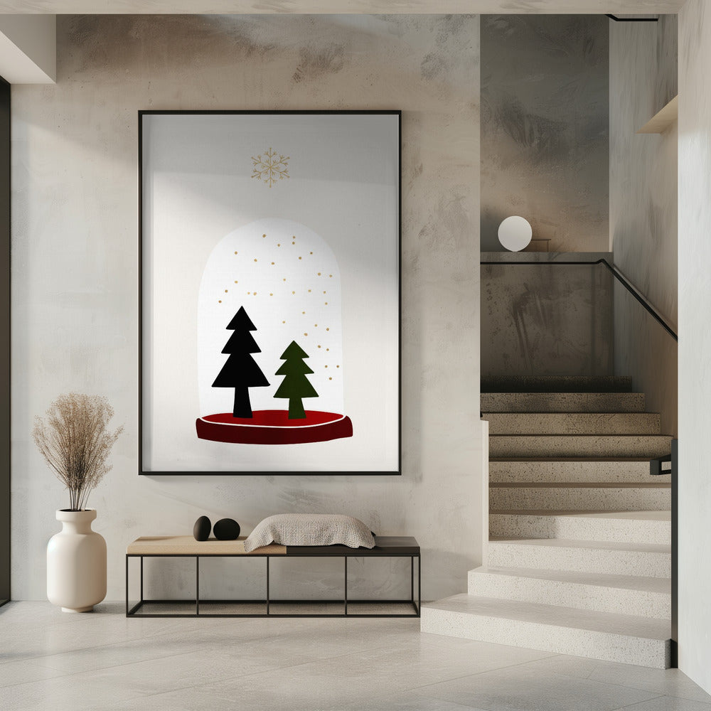 Tanzende Schneeflocken | Poster