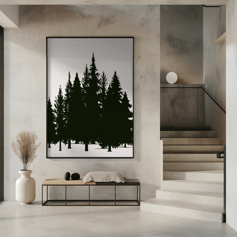 Tannenwald (dunkel) | Poster
