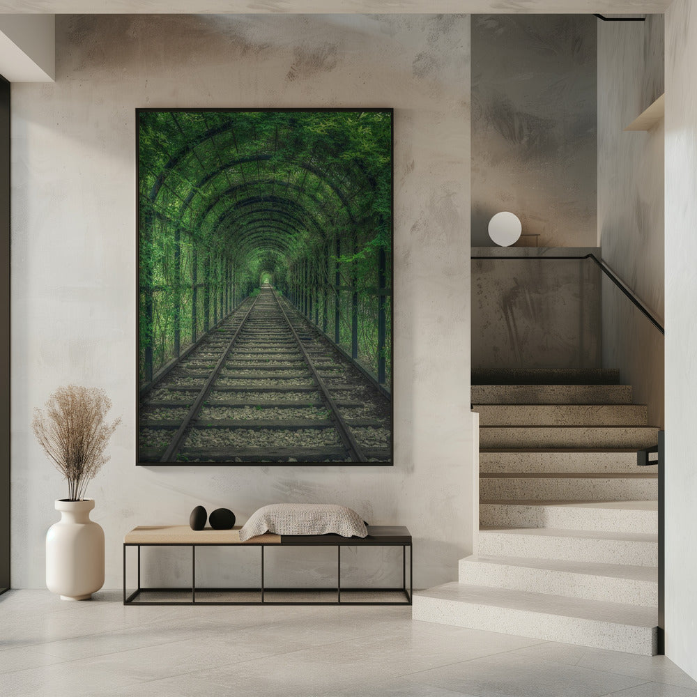 Grüner Tunnel | Poster