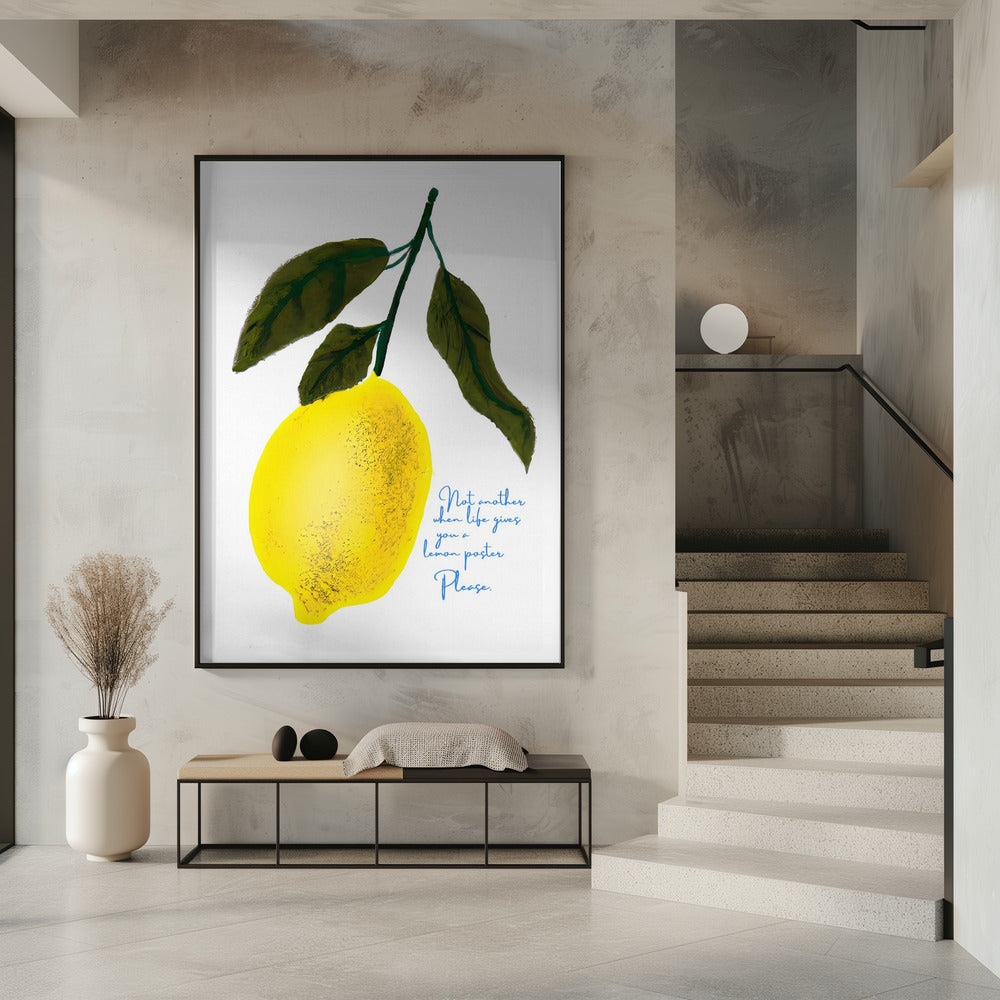 Nicht noch eine Zitrone | Poster