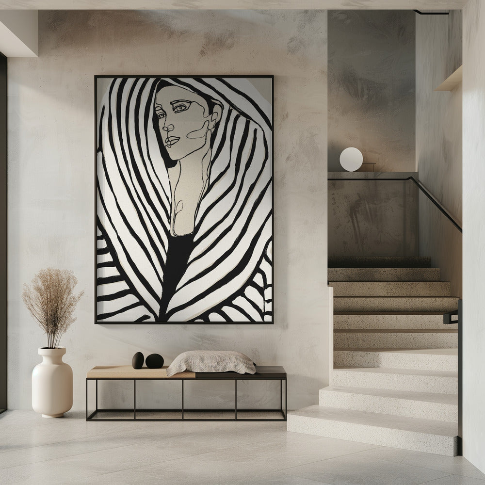 Gestreifte Eleganz | Poster