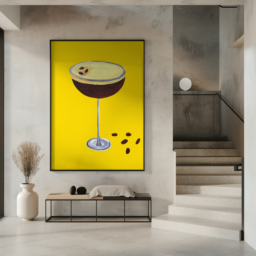 Espresso Martini Butterblume Gelb | Poster