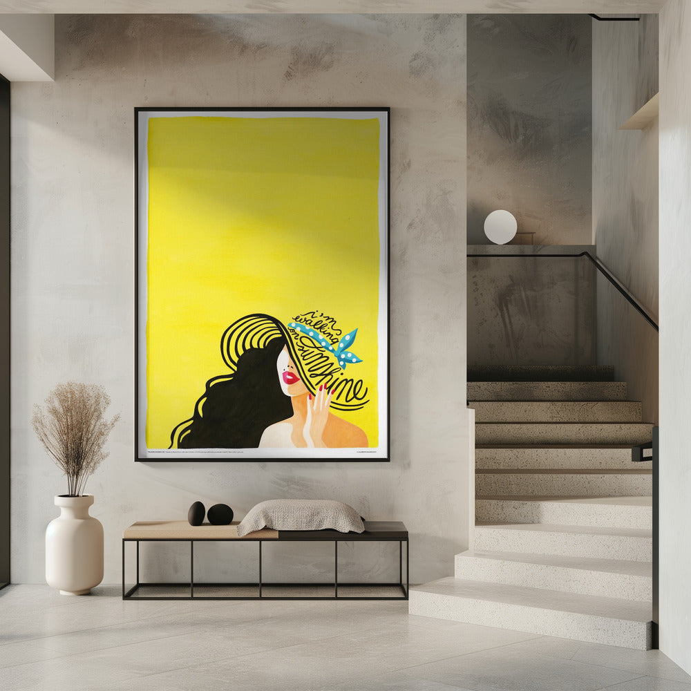 Spaziergang im Sonnenschein | Poster