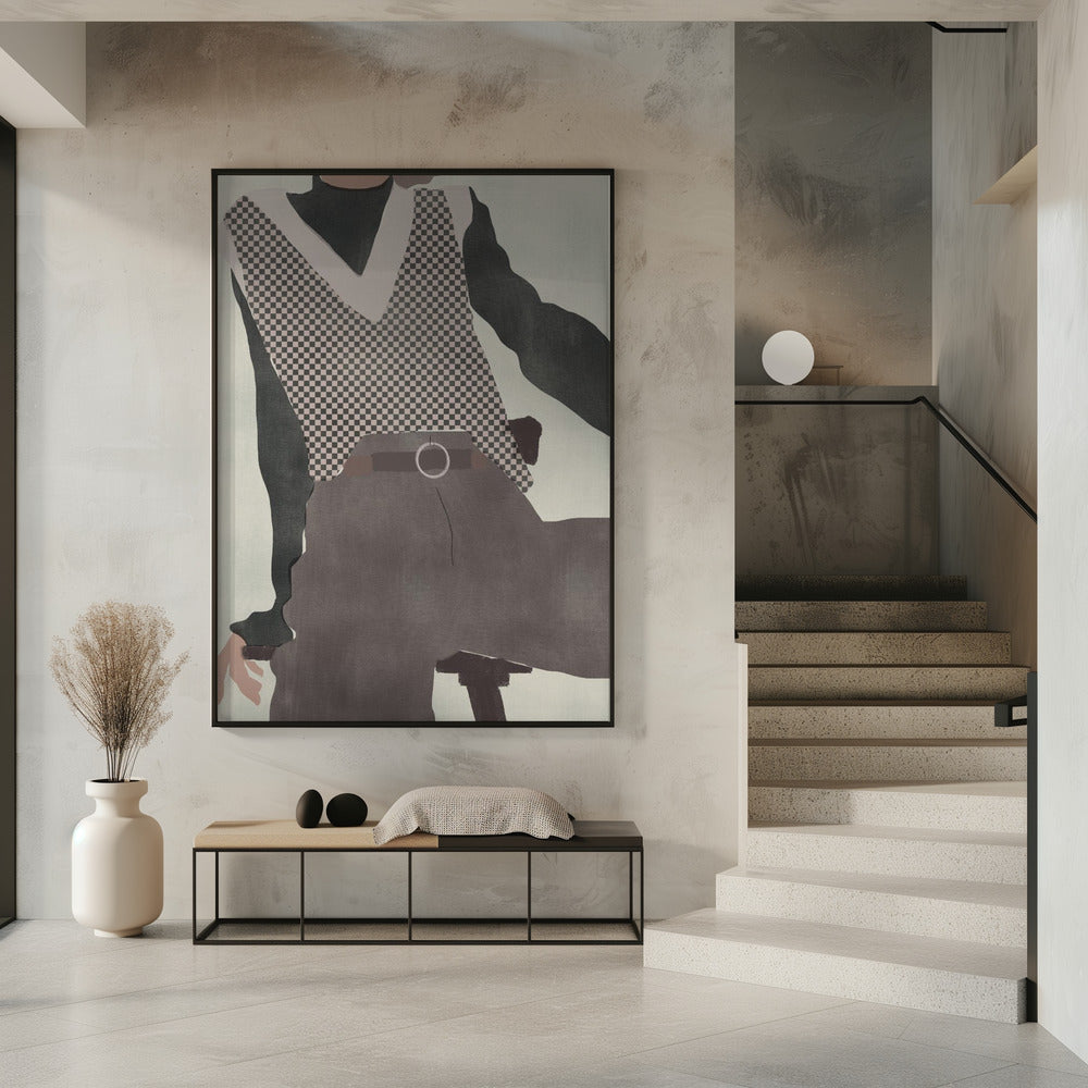 Karierte Eleganz | Poster