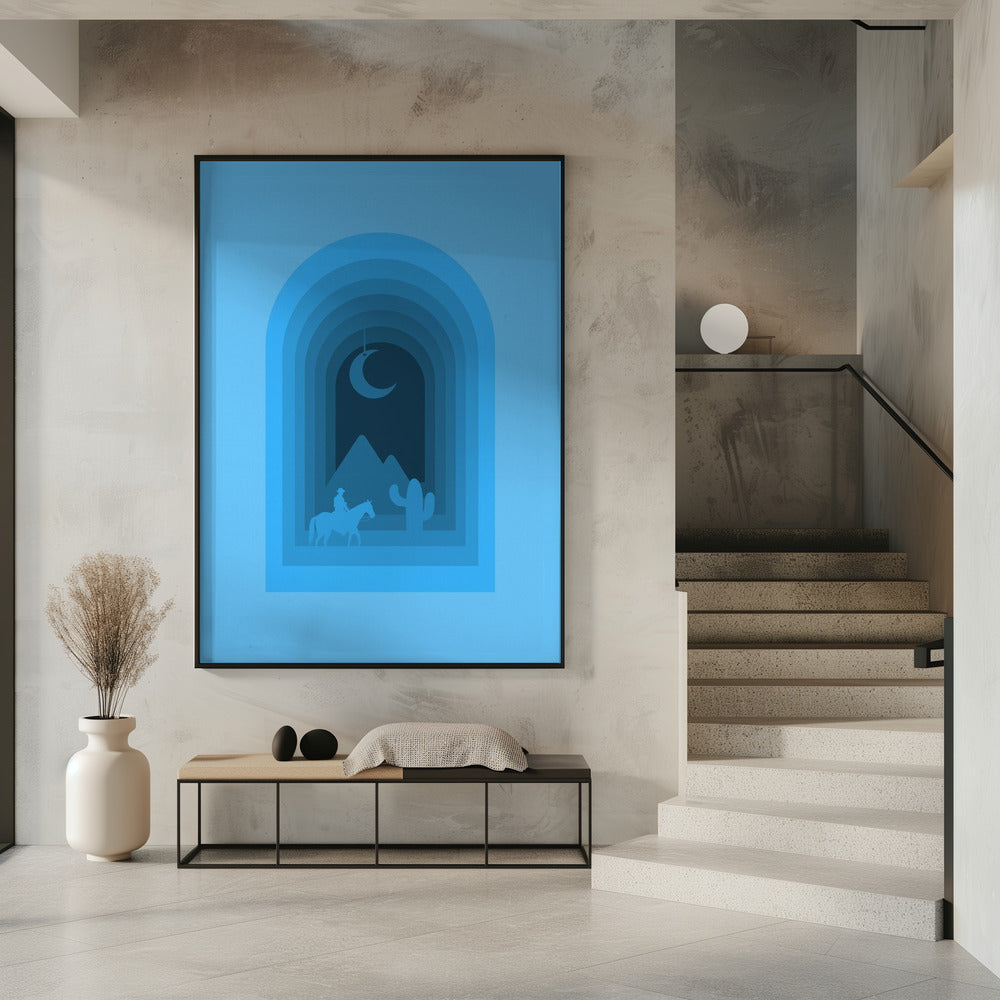 Wüstenmondreise | Poster