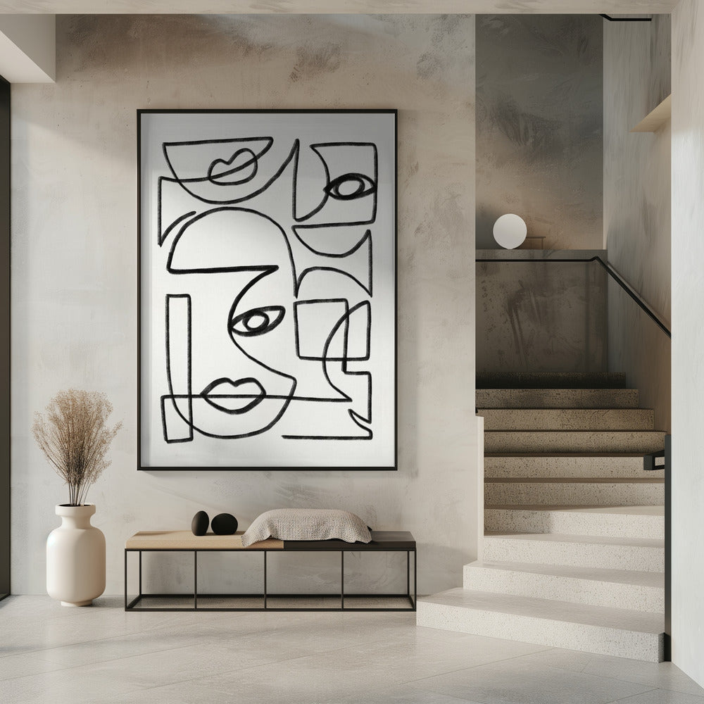 Abstrakte Strichzeichnungen | Poster