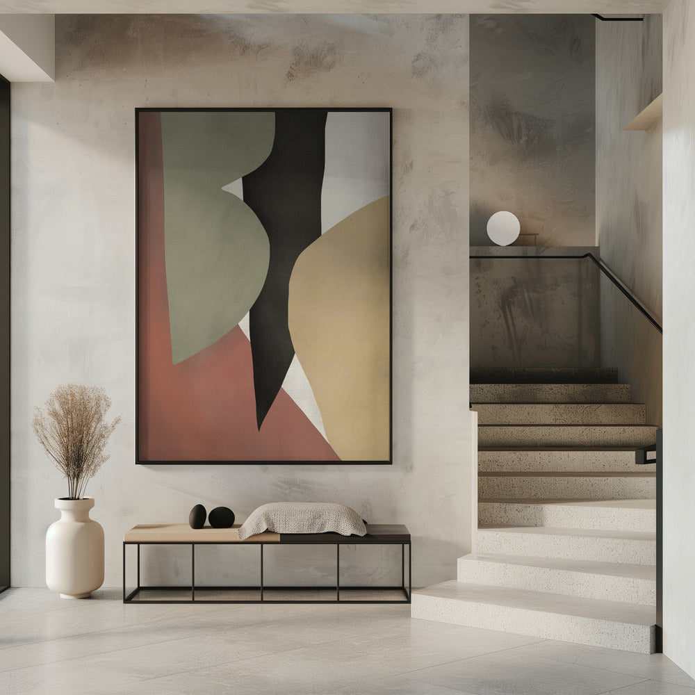 Tropische abstrakte Formen | Poster