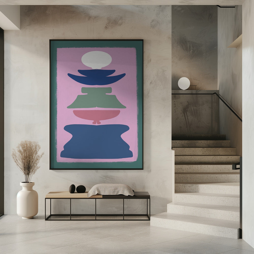 Kräftige, bunte Formen | Poster