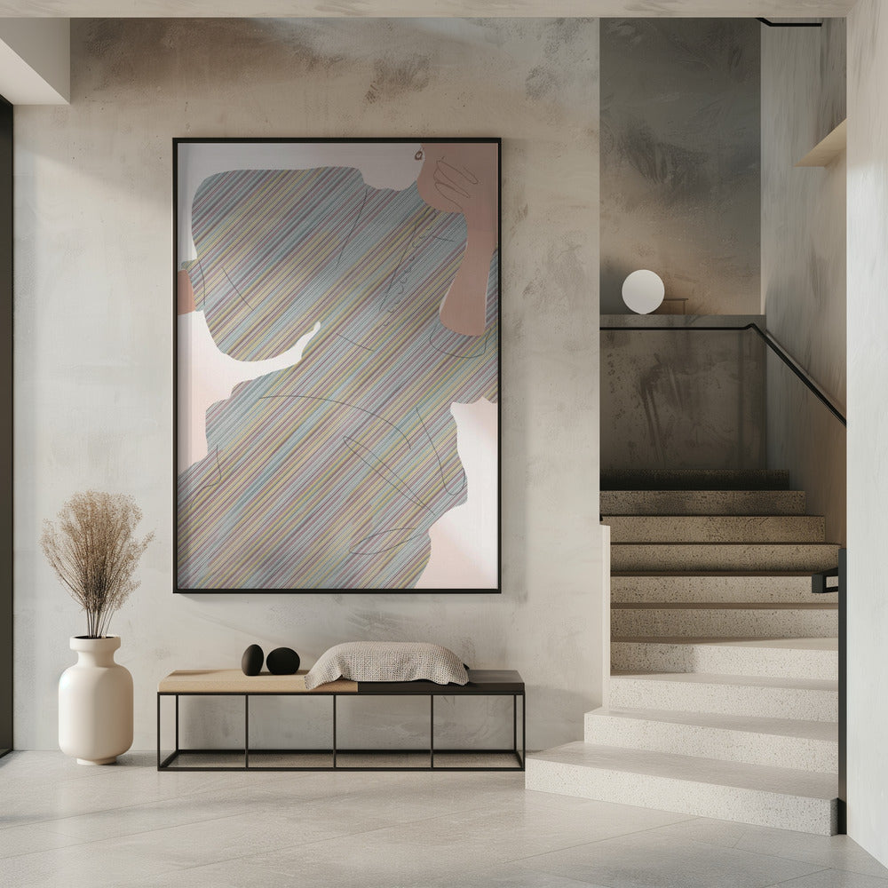 Gestreifte Eleganz | Poster