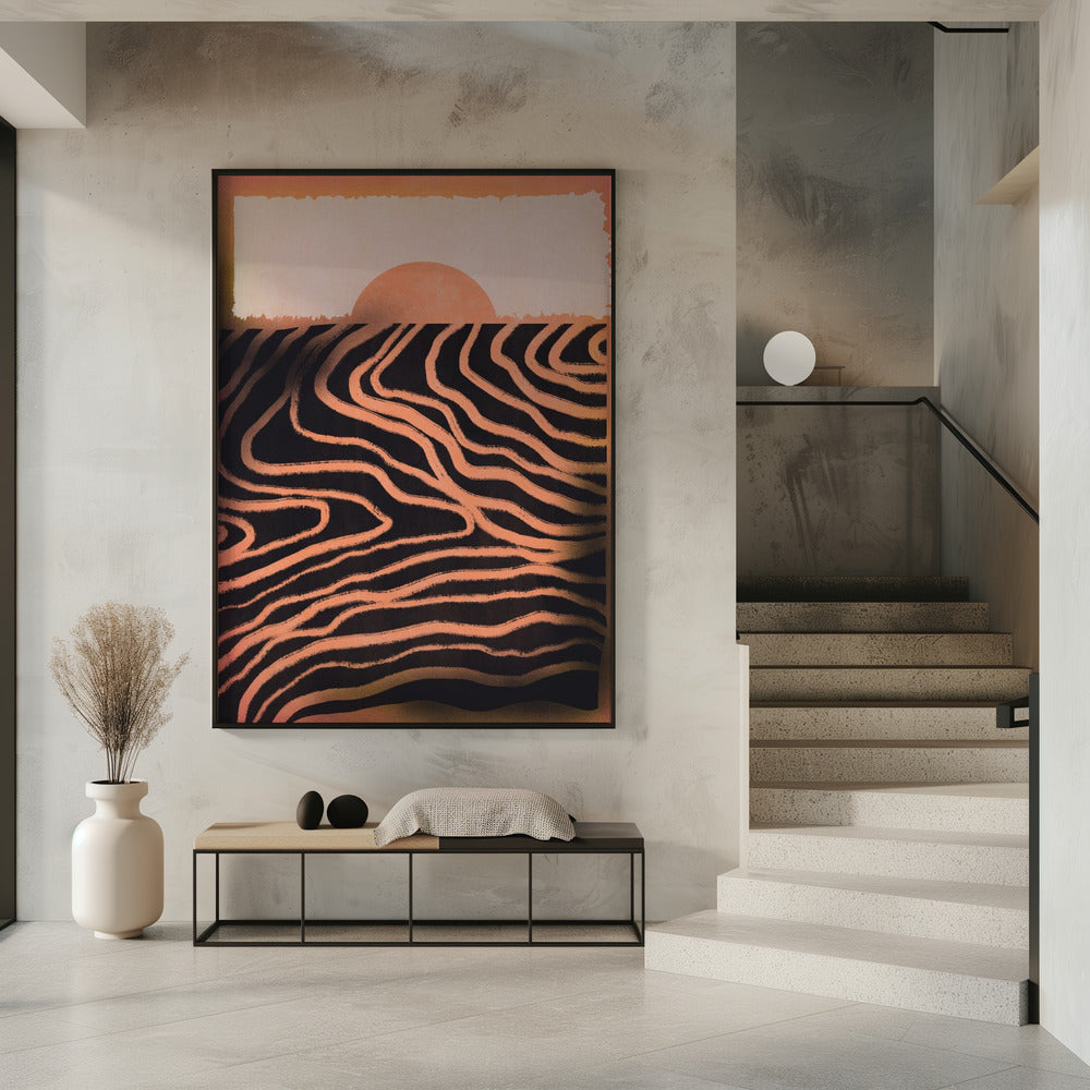 Sonnenuntergangsausschnitt | Poster